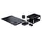 Dacasso Black Bonded Leather 8-Piece Desk Set DF-1403 - alternate 3
